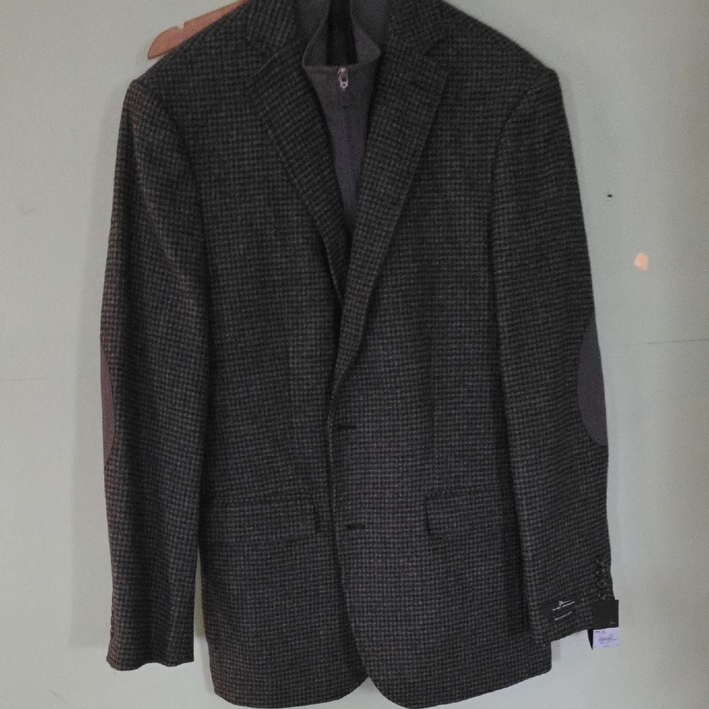 Marc Anthony Gray Sport Coat with Structured Shoulders